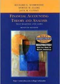 Accounting Theory: Text and Readings, 7e