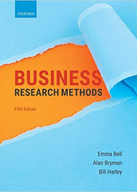 Business Research Methods, 5E