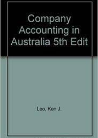 Company Accounting in Australia, 5e