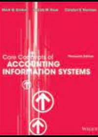 Core Concepts of Accounting Information Systems, 13e