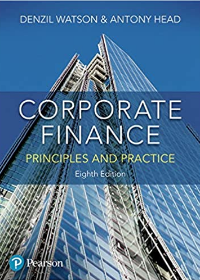 Corporate Finance: Principles and Practice, 8e