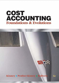 Cost Accounting: Foundations and Evolutions, 6e