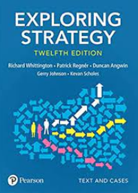 Exploring Strategy Text and Cases, 12e