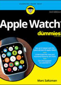 Apple Watch For Dummies, 3rd Edition