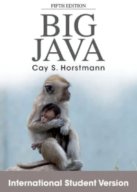 Big Java 5e International Student Version (WIE)