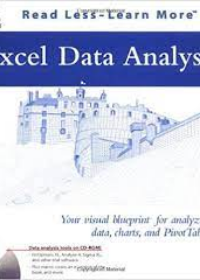 Excel Data Analysis: Your Visual Blueprint for Analyzing Data, Charts, and Pivot Tables