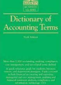 Dictionary of Accounting Terms