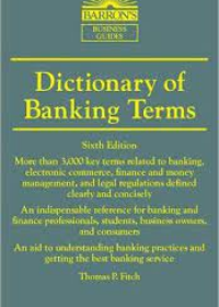 Dictionary of Banking Terms