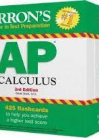 Barron's AP Calculus Flash Cards, 3e