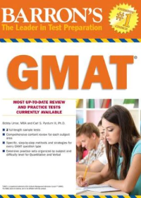 Barron's GMAT 18E (Book Only)