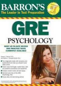 Barron's GRE Psychology 7E