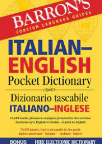 Barron's Italian-English Pocket Dictionary