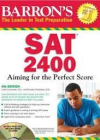 Barron's SAT 2400, 4E