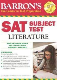 Barron's SAT Subject Test Literature, 6e **