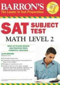 Barron's SAT Subject Test Math: Level 2, 11E (Book only) **