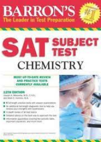 Barron's SAT Subject Test: Chemistry 12E (Book only) **