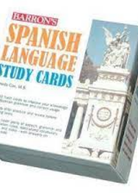 Barron's Spanish Language Study Cards