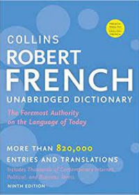 Collins Complete and Unabridge Robert French Dictionary 9E