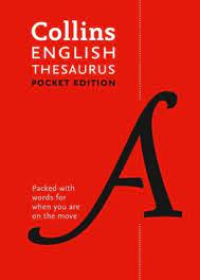 Collins English Thesaurus: Pocket edition