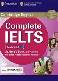 Complete IELTS Bands 5–6.5 Student's Book with Answers with CD-ROM with Testbank