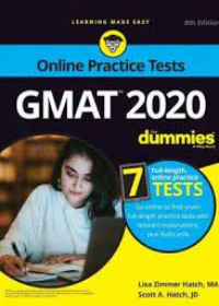 GMAT For Dummies 2020 - Book + 7 Practice Tests Online + Flashcards 8e