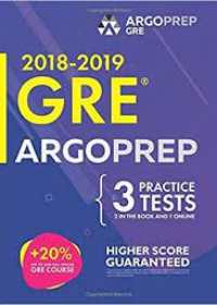 GRE by ArgoPrep: GRE Prep 2018 + 14 Days Online Comprehensive Prep Included + Videos + Practice Tests | GRE Book 2018-2019 |