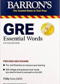 GRE Essential Words (Barron's Test Prep), 5e