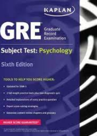 GRE Subject Test: Psychology ( Kaplan Test Prep ), 6e