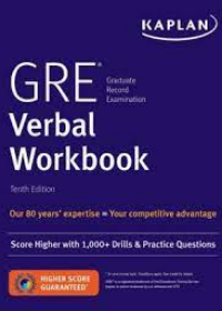 GRE Verbal Workbook, 10E