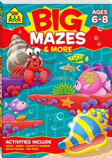 School Zone Big Mazes Activity Book