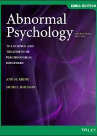 Abnormal Psychology, The Science and Treatment of Psychological Disorders, 14th EMEA Edition