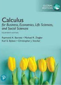 Calculus for Business, Economics, Life Sciences, and Social Sciences, Global Edition, 14e