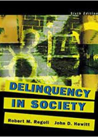 Delinquency in Society