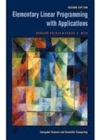 Elementary Linear Programming with Applications 2e