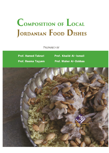Composition of local Jordanian food Dishes