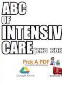 ABC of Intensive Care, 2e