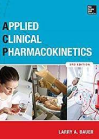 Applied Clinical Pharmacokinetics ISE, 3e