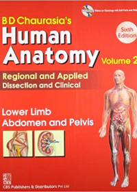 BD Chaurasia's Human Anatomy Regional and Applied Dissection and Clinical: Vol. 2: Lower Limb Abdomen and Pelvis, 6e