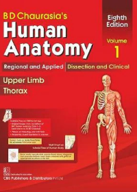 BD Chaurasia's Human Anatomy, Volume 1: Regional and Applied Dissection and Clinical: Upper Limb and Thorax, 8e