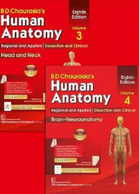 BD Chaurasia's Human Anatomy, Volumes 3 & 4: Regional and Applied Dissection and Clinical: Head and Neck, and Brain-Neuroanatomy, 8e