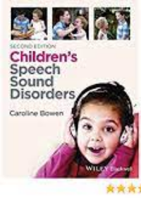 Children's Speech Sound Disorders 2e