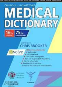 Churchill Livingstone Medical Dictionary IE, 16e**