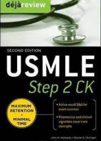 Deja Review USMLE Step 2CK, 2e **