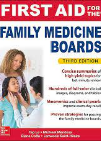 First Aid For The Family Medicine Boards, 3e
