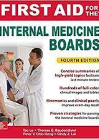 First Aid For The Internal Medicine Boards 4e**