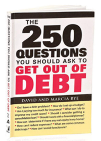250 question you should ask to get out of debt 