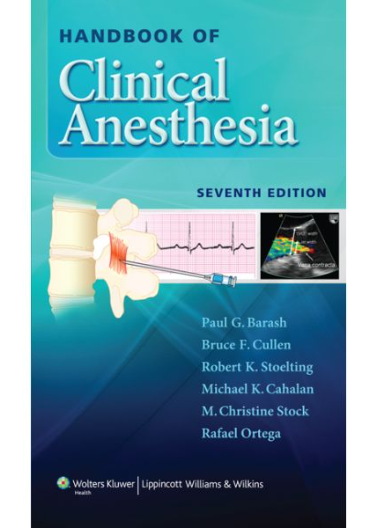 Handbook of Clinical Anesthesia, 7e