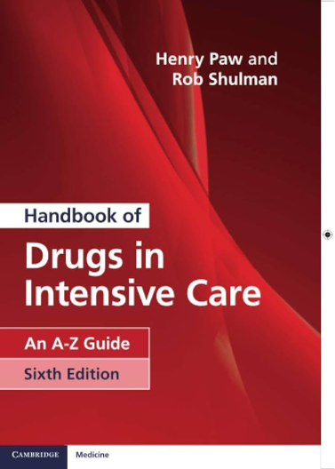 Handbook of Drugs in Intensive Care, 6E