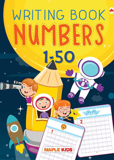 Number Writing Book : 1 TO 50