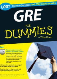 1,001 GRE Practice Questions For Dummies (+ Free Online Practice)